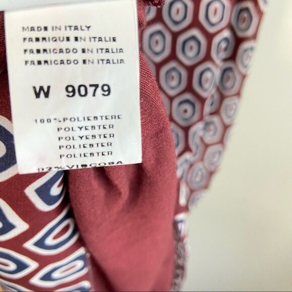 La Fée Maraboutée Sheer Sleeveless Geometric Patterned Dress Size 4 - Picture 4 of 6